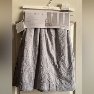 Crushed texture curtain set - 4 panels